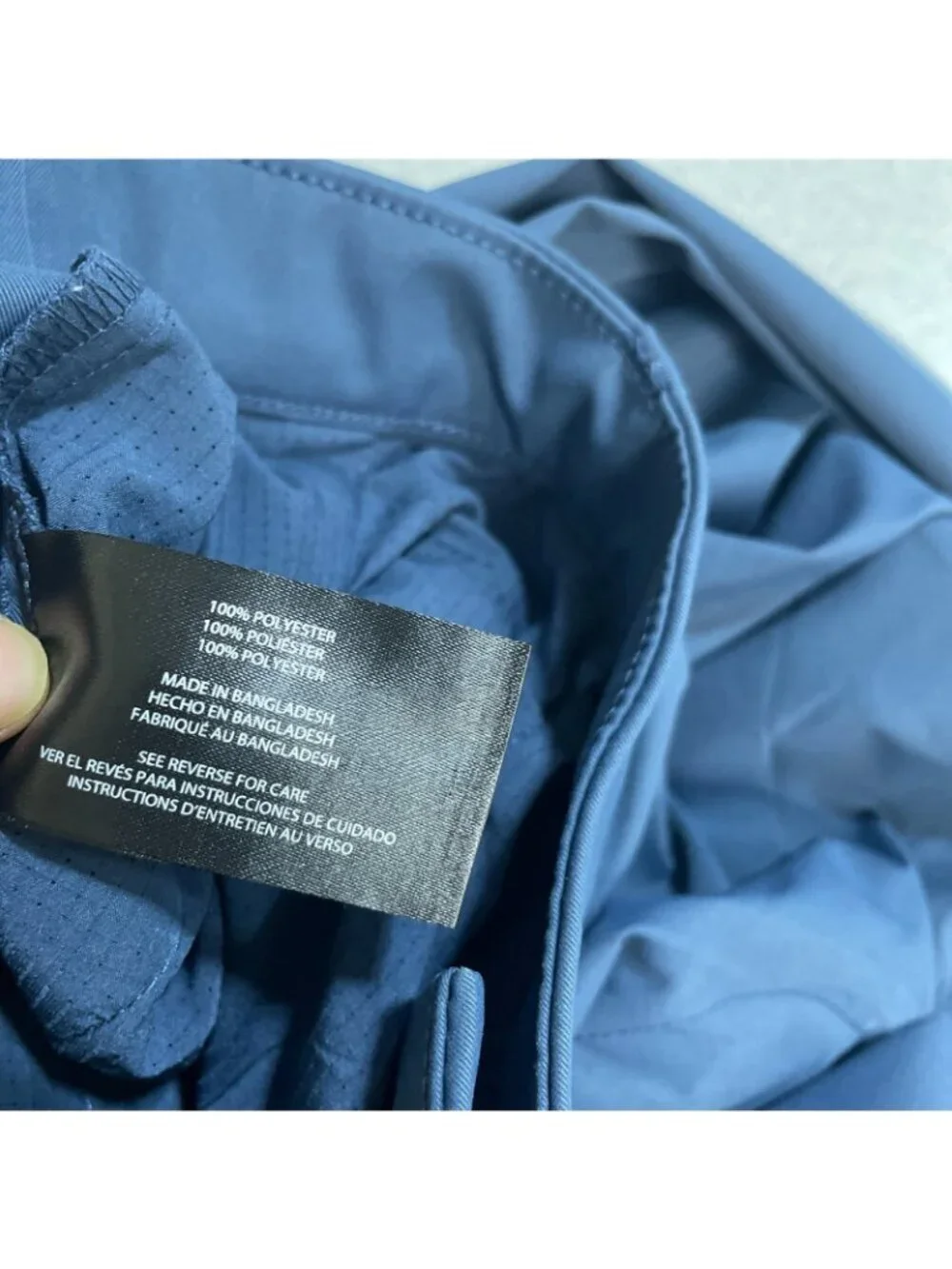 NWOT Banana Republic Commuter Tech Pants Men's 38x34 Navy Blue Flat Front